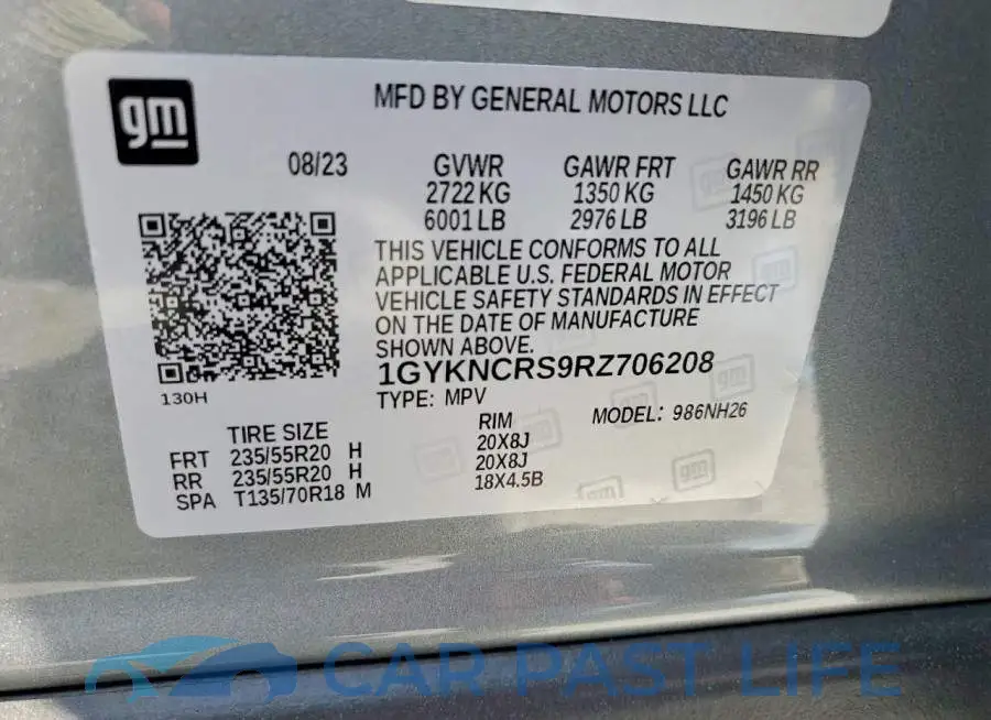 1GYKNCRS9RZ706208# 14
