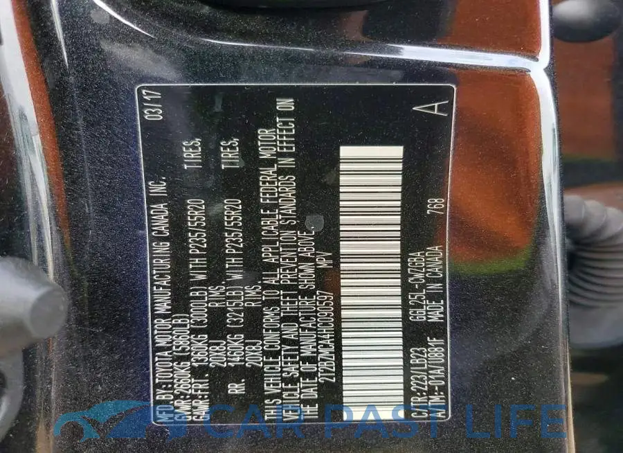 2T2BZMCA4HC090597# 12