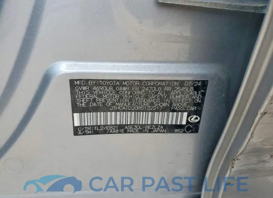 JTHCA1D20R5132217# 12
