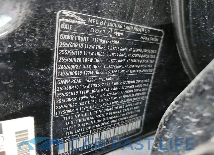 SADCJ2FX2JA266081# 13