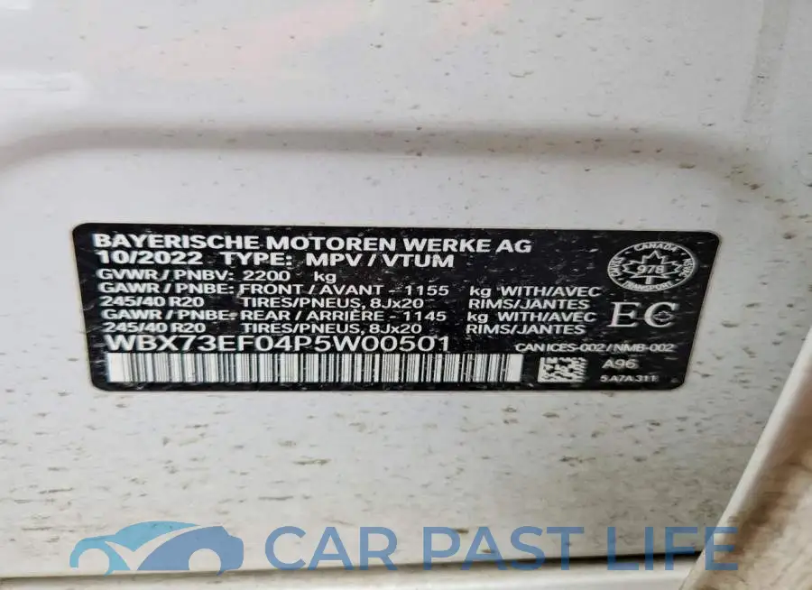 WBX73EF04P5W00501# 13