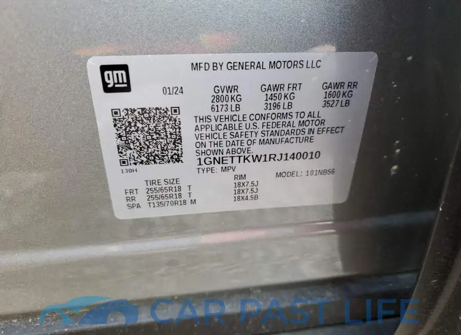 1GNETTKW1RJ140010# 13