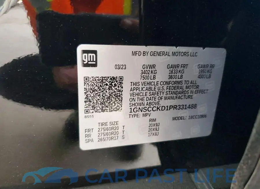 1GNSCCKD1PR331488# 13