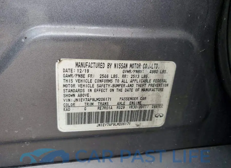 JN1EV7AP9LM206171# 12