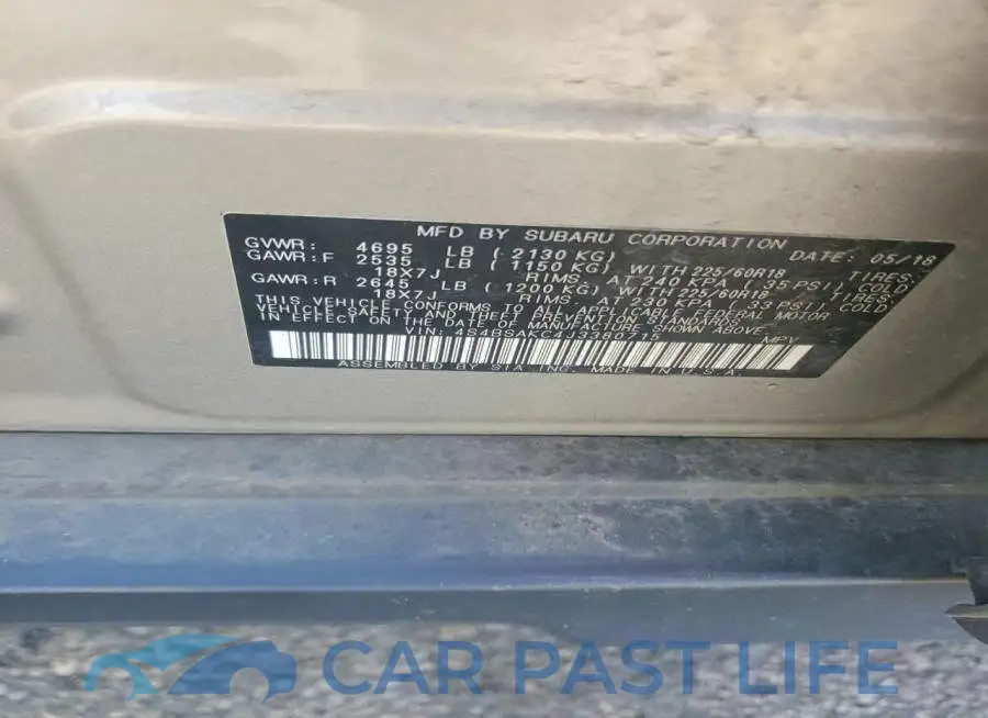 4S4BSAKC4J3380715# 13