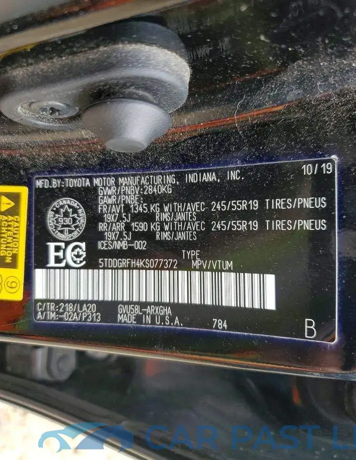 5TDDGRFH4KS077372# 13