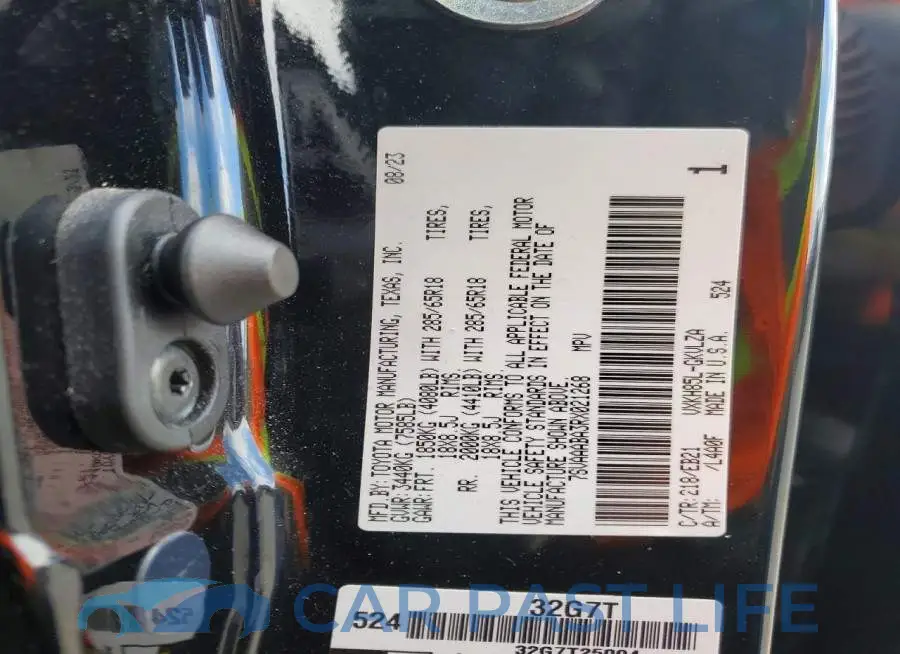 7SVAAABA3RX021268# 14