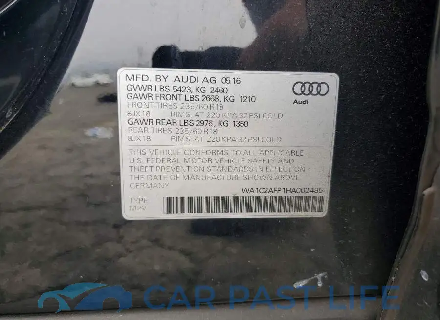 WA1C2AFP1HA002485# 13