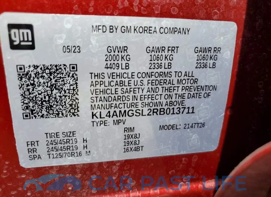 KL4AMGSL2RB013711# 14