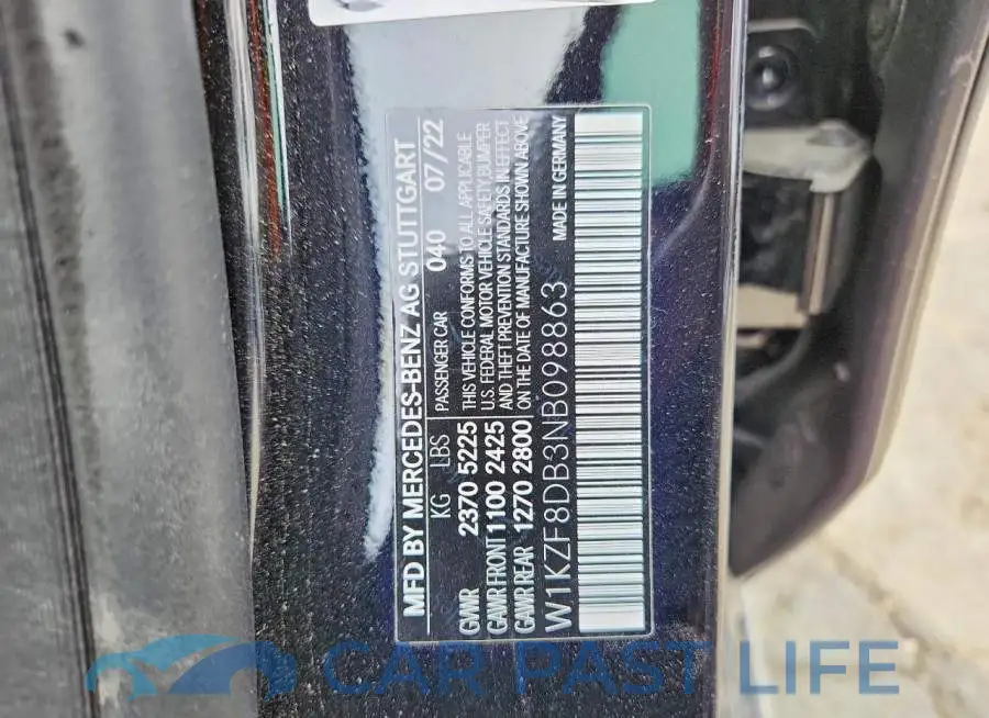 W1KZF8DB3NB098863# 12