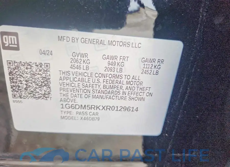 1G6DM5RKXR0129614# 13