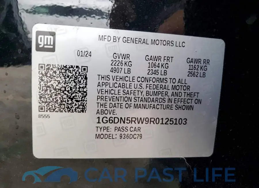 1G6DN5RW9R0125103# 12