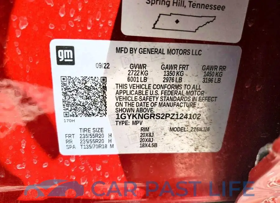 1GYKNGRS2PZ124102# 13