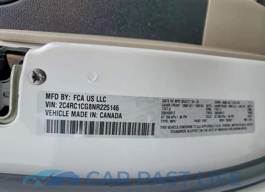2C4RC1CG8NR225146# 13