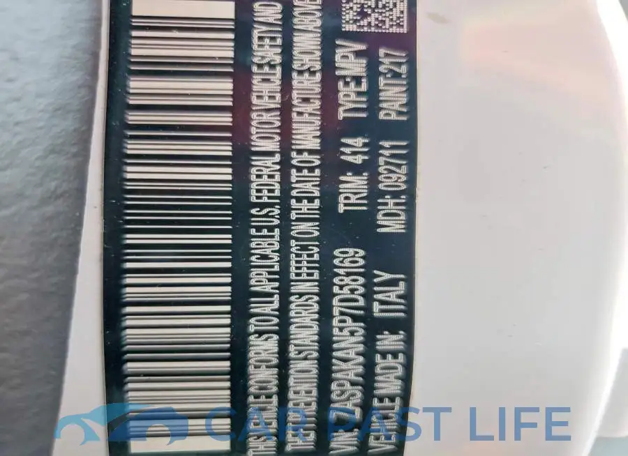 ZASPAKAN5P7D58169# 13