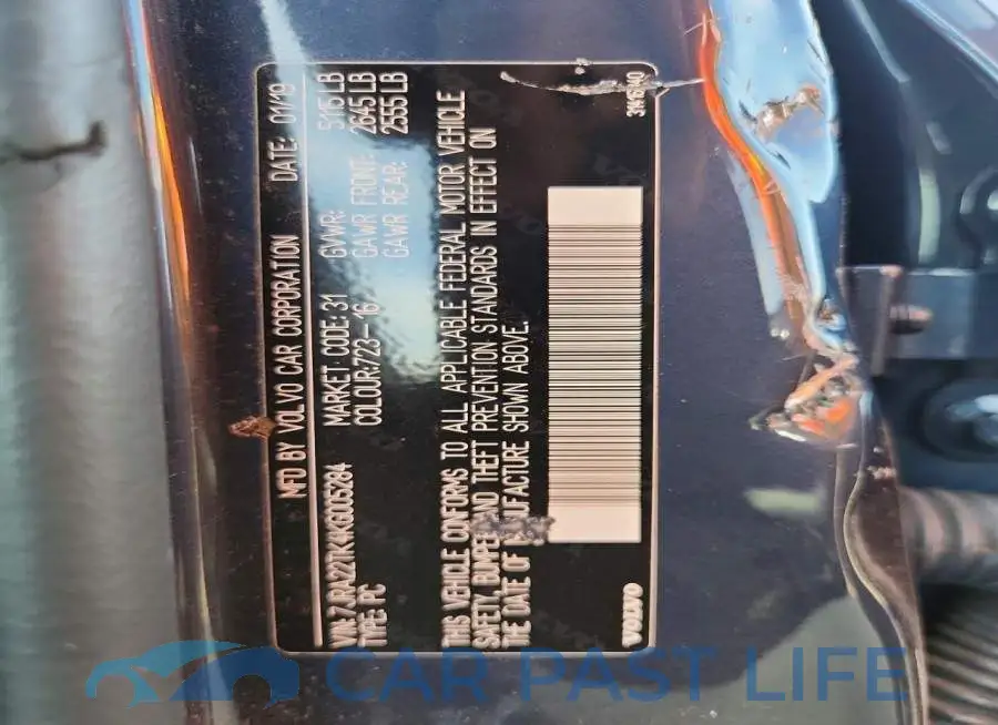 7JRA22TK4KG005284# 13