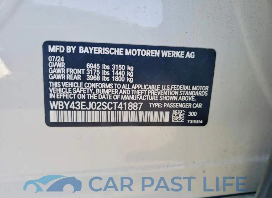 WBY43EJ02SCT41887# 12