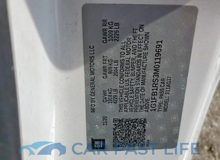 1G1FB1RS3M0119691# 12