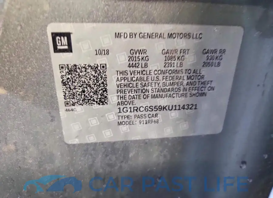 1G1RC6S59KU114321# 13