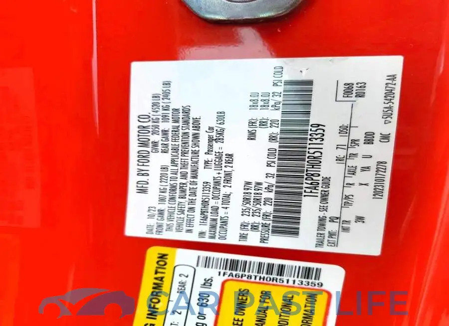 1FA6P8TH0R5113359# 13