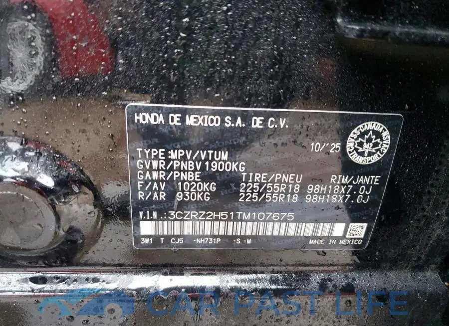 3CZRZ2H51TM107675# 13