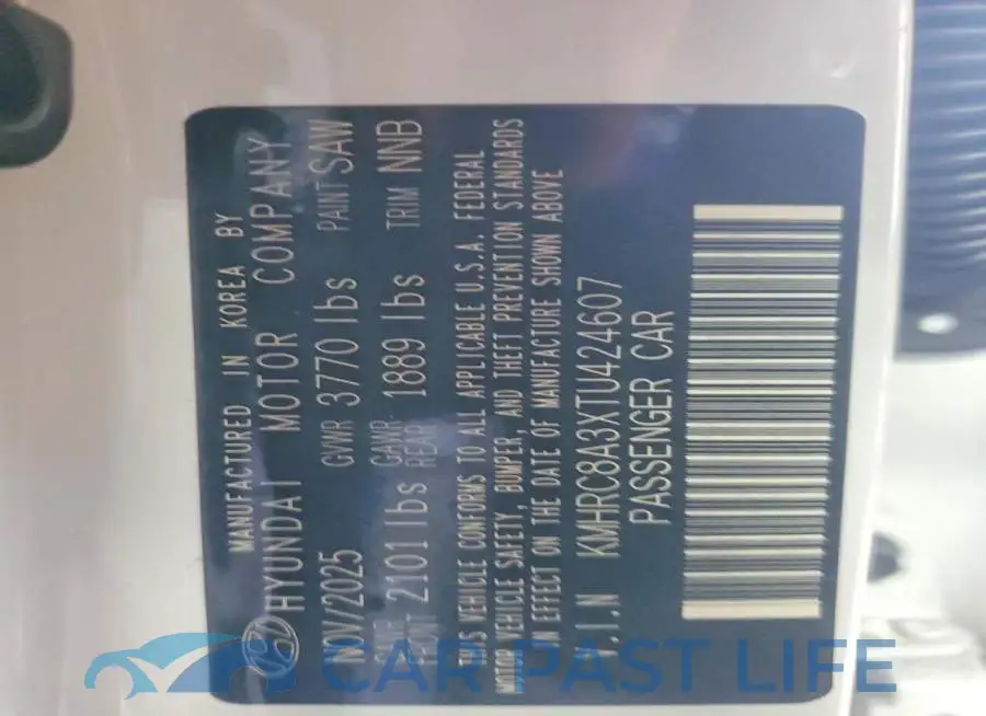 KMHRC8A3XTU424607# 12
