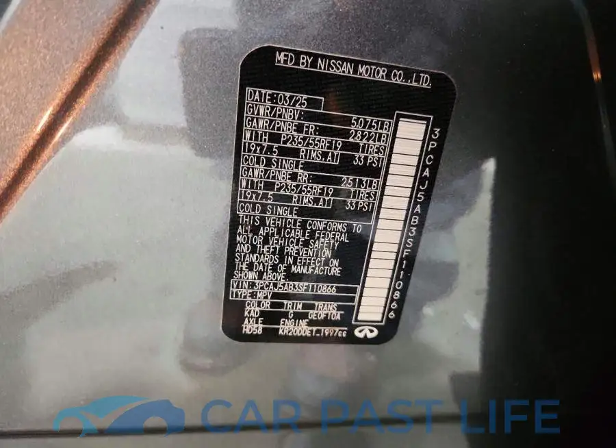 3PCAJ5AB3SF110866# 12