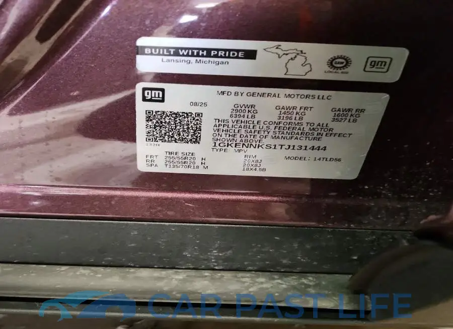 1GKENNKS1TJ131444# 13