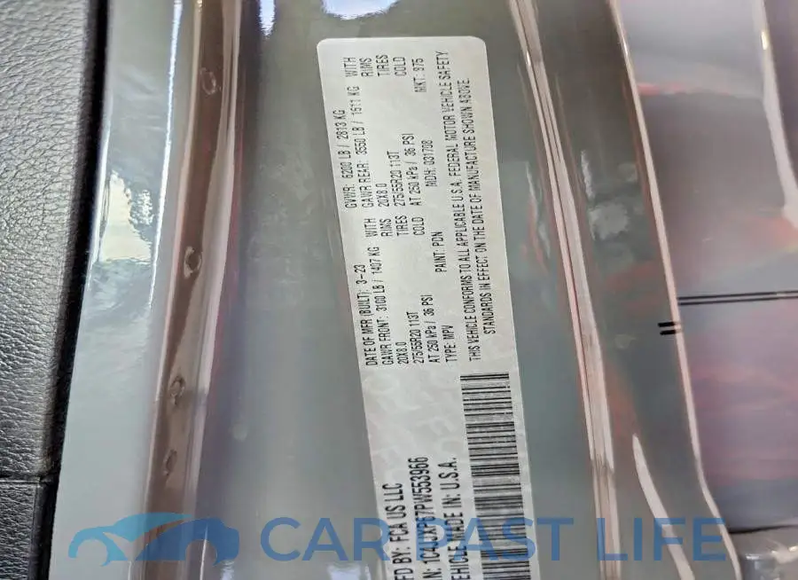 1C4JJXP67PW553966# 12