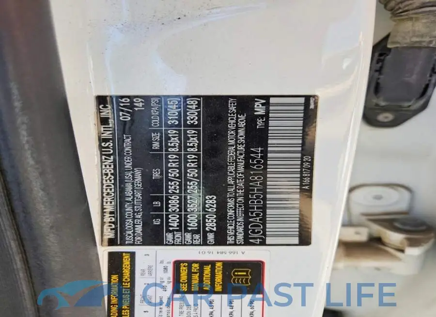 4JGDA5HB5HA816544# 13
