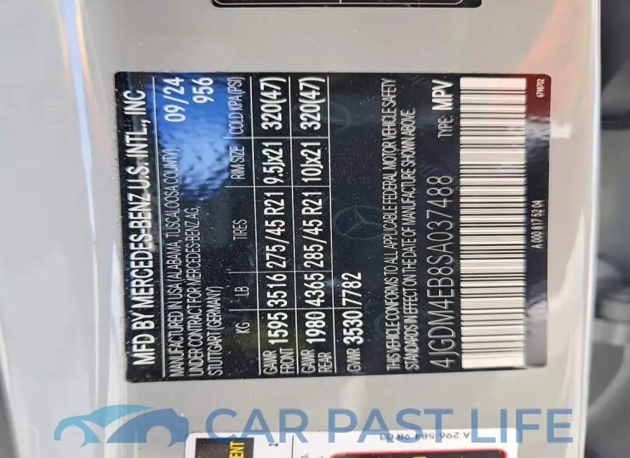 4JGDM4EB8SA037488# 14