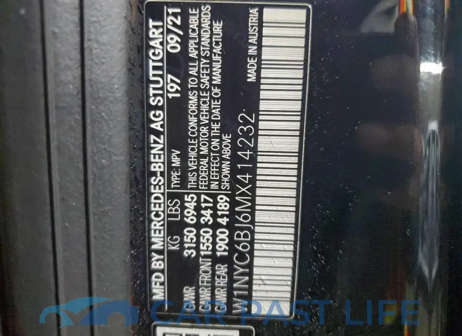 W1NYC6BJ6MX414232# 12