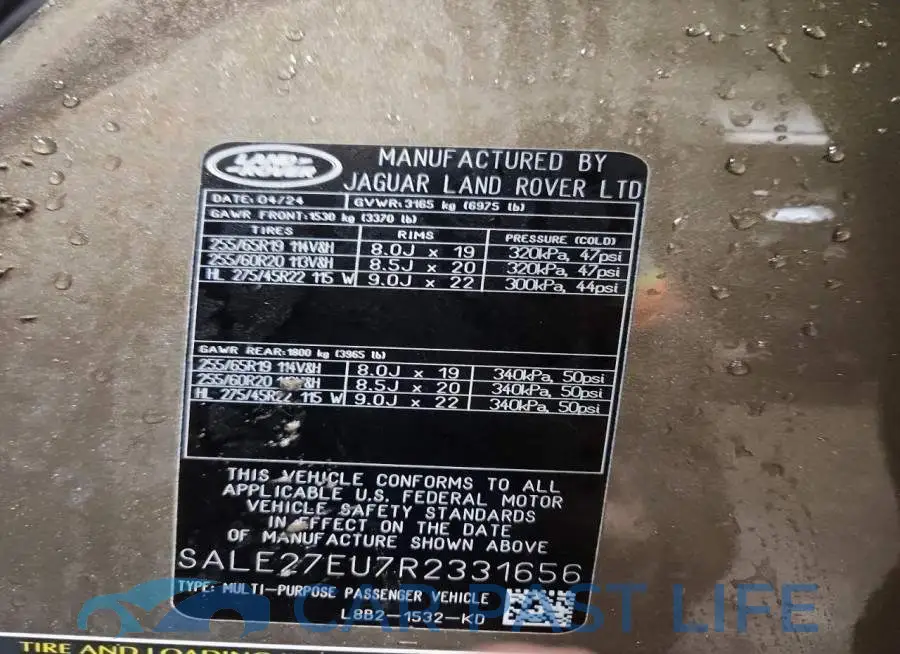 SALE27EU7R2331656# 14