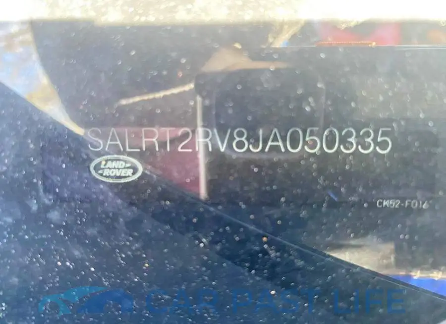 SALRT2RV8JA050335# 10
