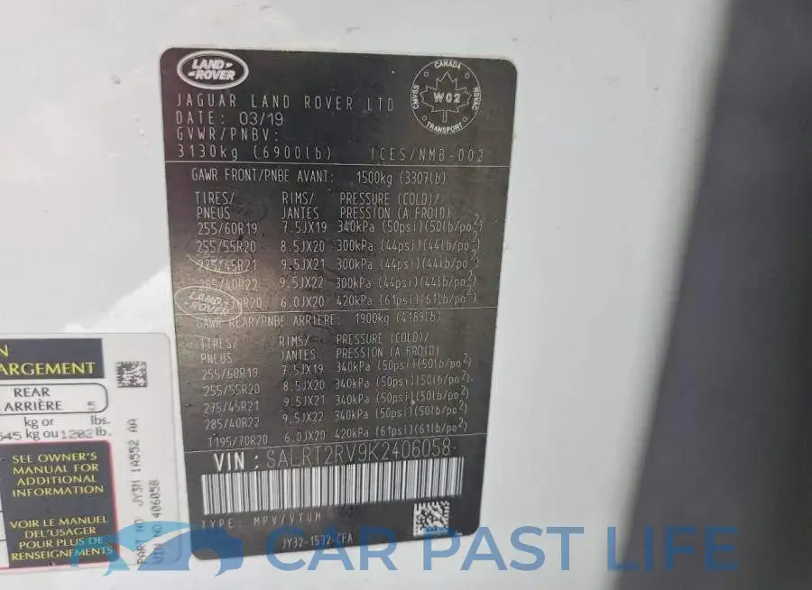 SALRT2RV9K2406058# 14