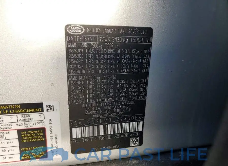 SALRU2RV3L2440088# 14
