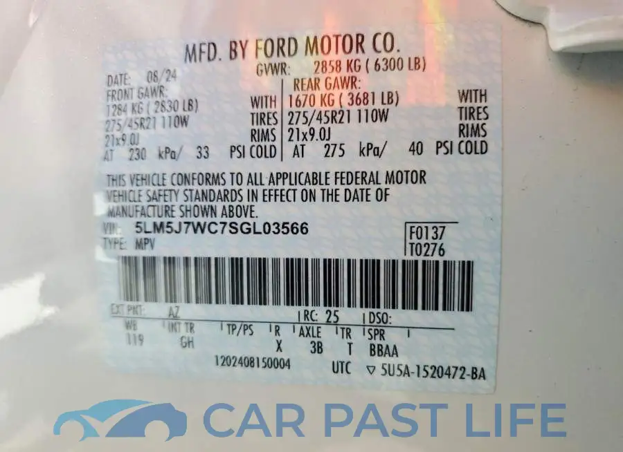 5LM5J7WC7SGL03566# 13