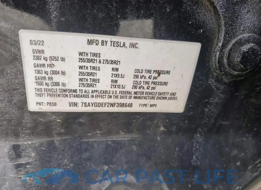 7SAYGDEF2NF398648# 12