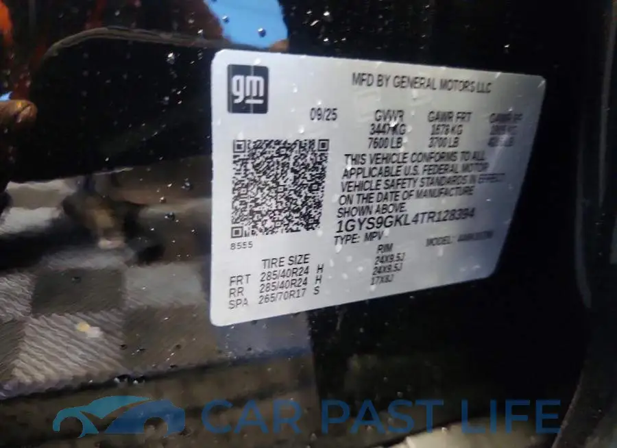 1GYS9GKL4TR128394# 13