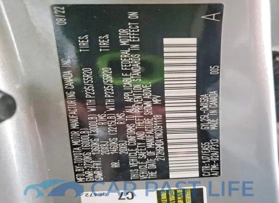 2T2HGMDA1NC091118# 14