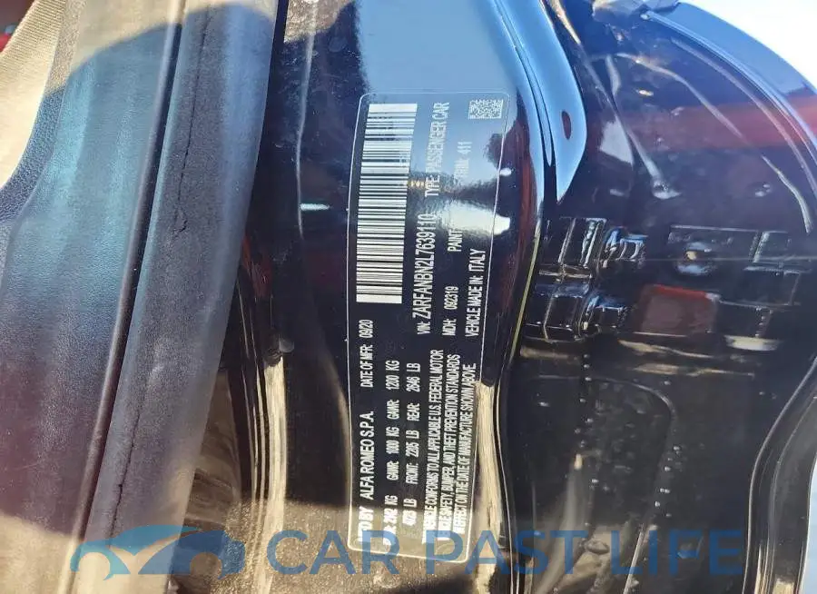 ZARFANBN2L7639110# 12