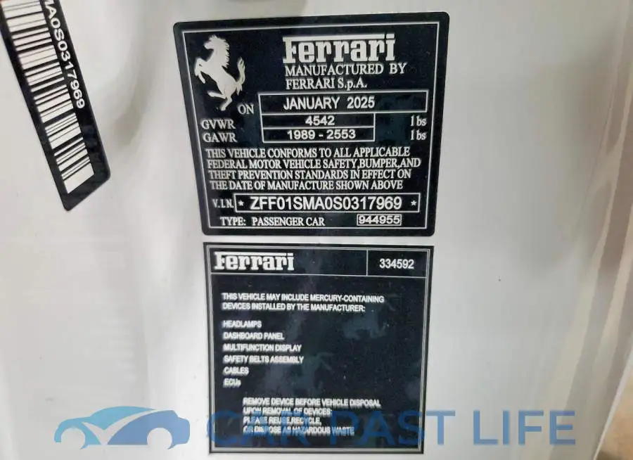 ZFF01SMA0S0317969# 12