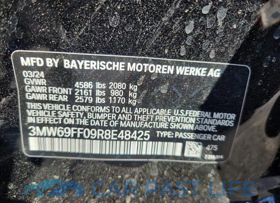 3MW69FF09R8E48425# 12