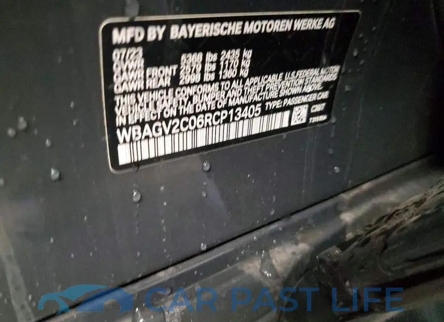WBAGV2C06RCP13405# 12