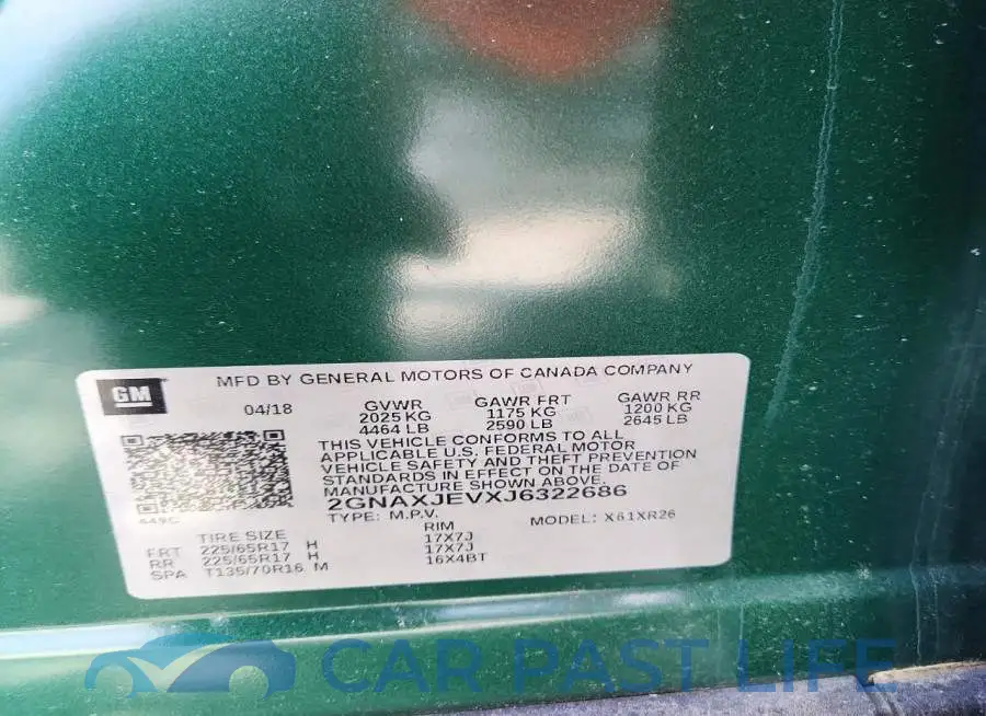 2GNAXJEVXJ6322686# 13
