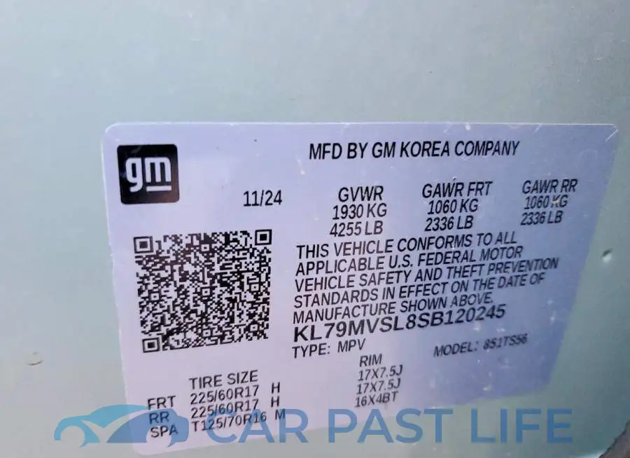 KL79MVSL8SB120245# 13