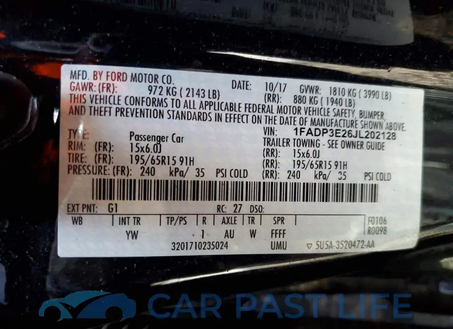 1FADP3E26JL202128# 13