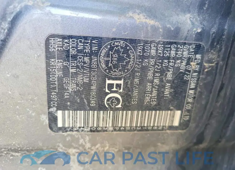 JN8BT3CB4PW180349# 13