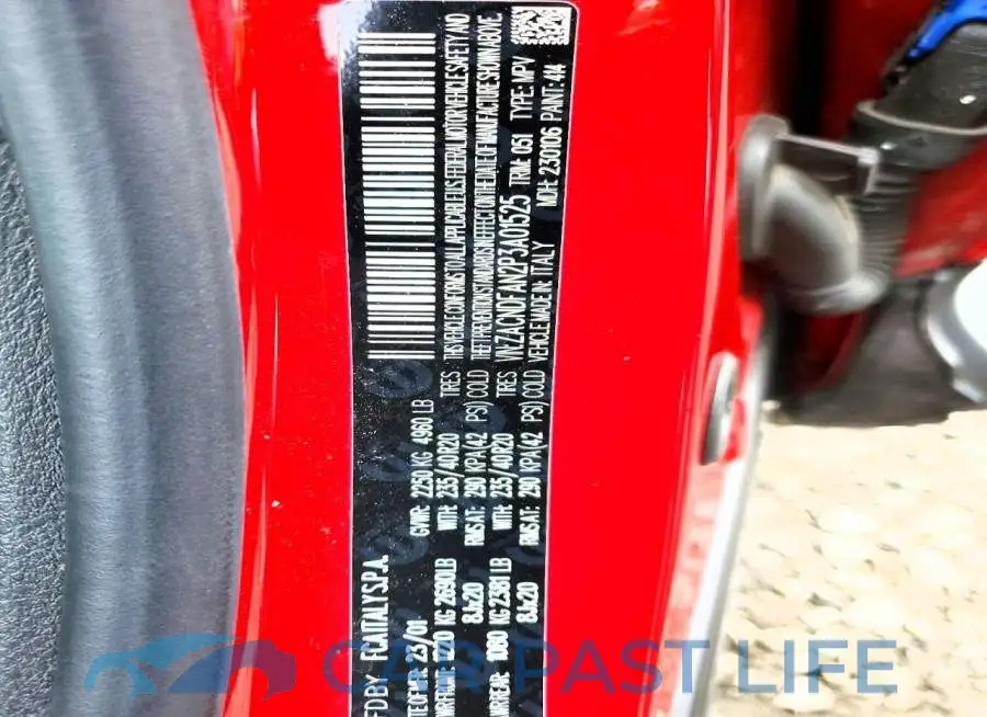 ZACNDFAN2P3A01525# 13