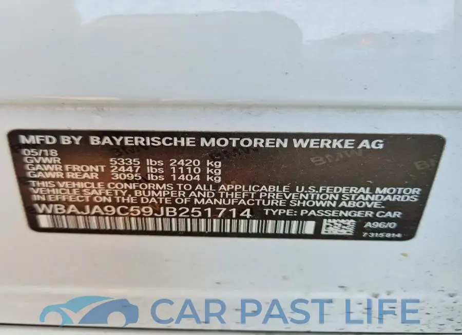 WBAJA9C59JB251714# 12